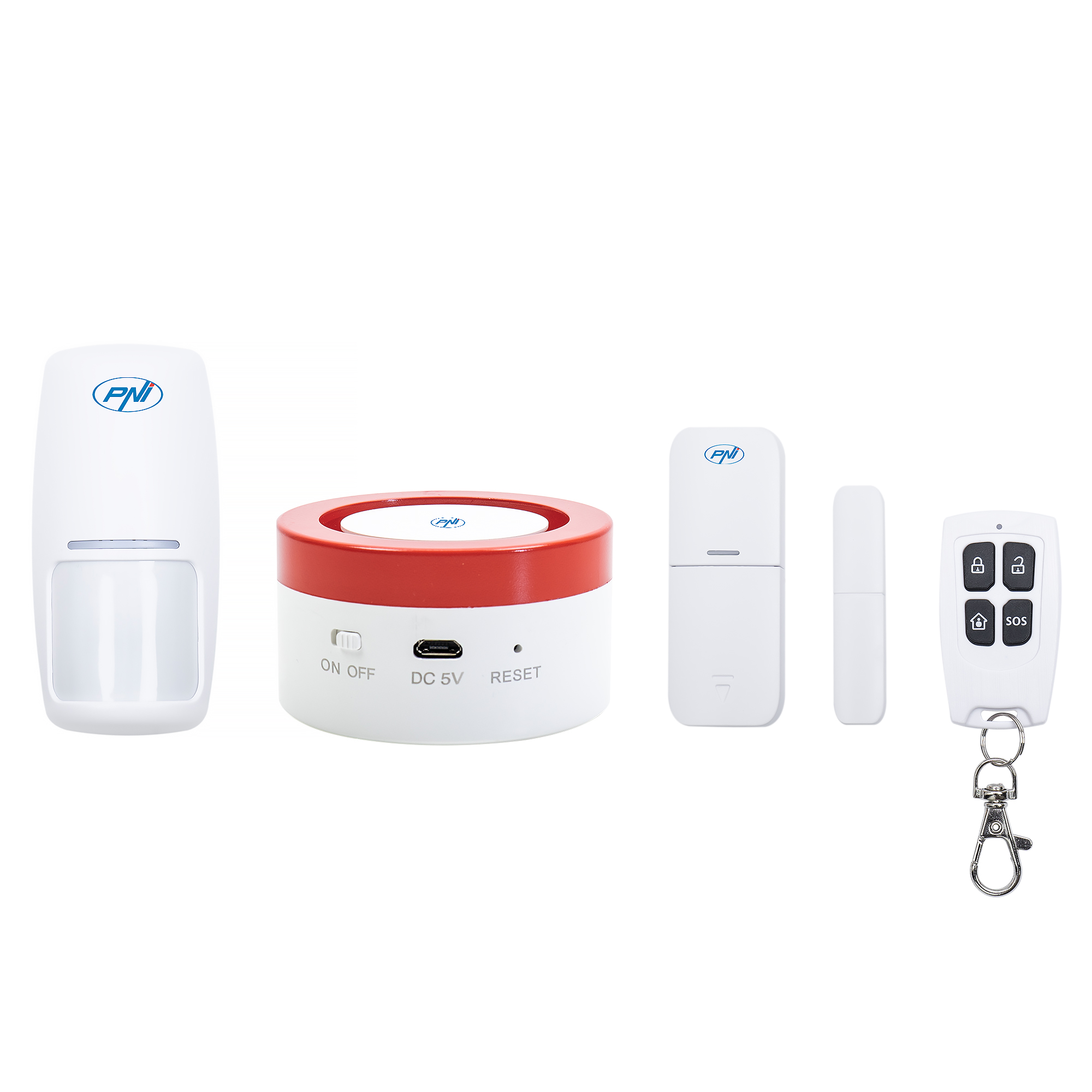 Sistem de alarma wireless PNI Safe House PG600LR, sistem inteligent de securitate pentru casa, conectare wireless, alarma antiefractie, alarma fara fir, alerta inteligenta prin aplicatia TUYA iOS / An image11