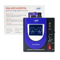 Voltage stabilizer with relay PNI AVR M500VA, 1.4A, 300W, 500VA
