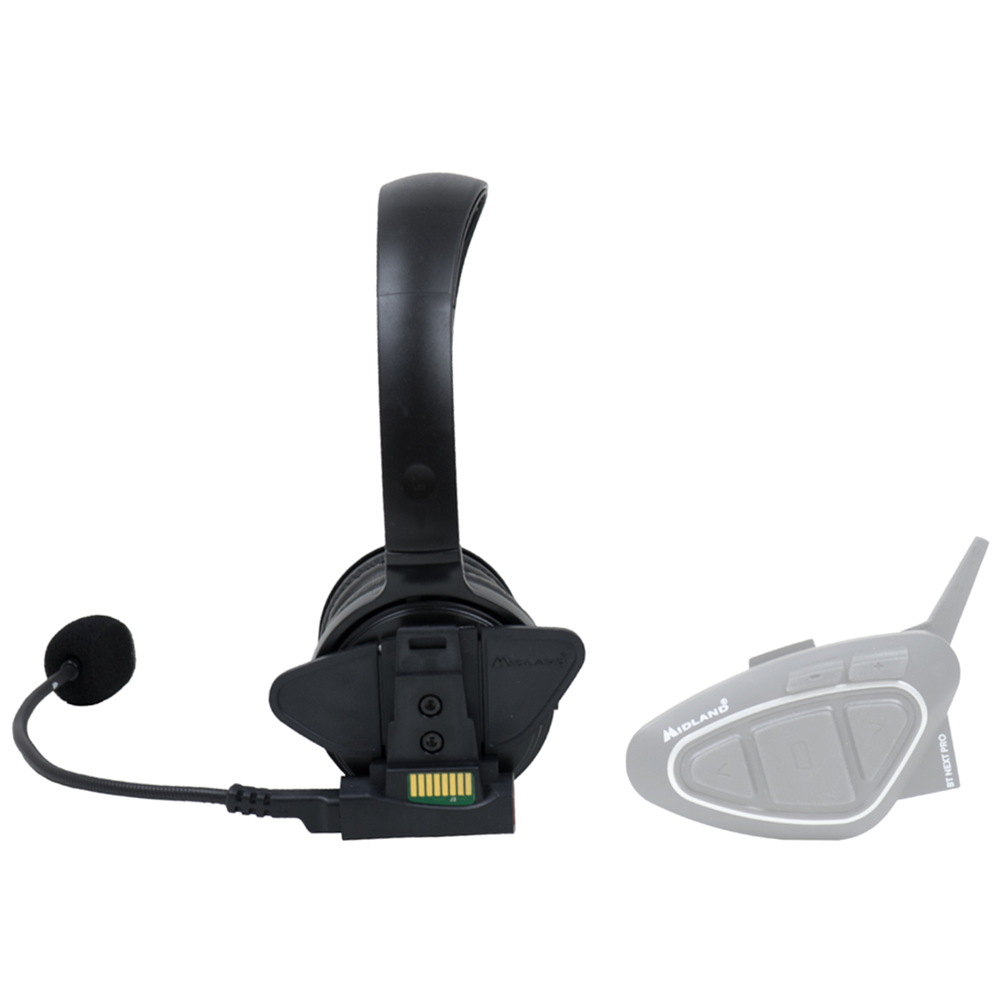 Casti Midland Demo Kit Pro Series cu microfon, pentru scoala soferi moto, sky, compatibil cu Midland BT Next Pro image5