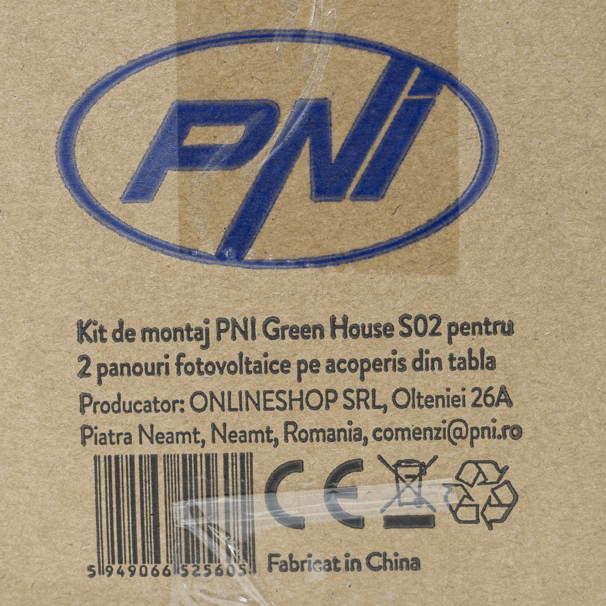 Kit de montaj PNI Green House S02 pentru 2 panouri fotovoltaice pe acoperis din tabla PNI imagine noua 2022