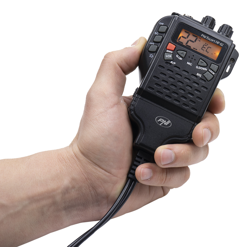 Kit Statie radio CB PNI Escort HP 62 si Antena PNI Extra 48 cu magnet inclus, German version, ASQ, RF gain image6