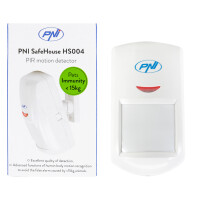 PIR PNH SafeHouse HS004 motion sensor, for wireless alarm systems, with animal immunity, adjustable sensitivity