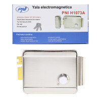 PNI H1073A electromagnetic door lock made of steel with Fail Secure NC hub