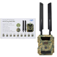 PNI Hunting 400C PRO 24MP hunting camera with 4G LTE Internet, GPS, simultaneously transmits video and photo to the phone, 4 emails, FTP, full HD 1080P, Night Vision, 59 invisible LEDs for animals