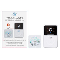 PNI Safe House IDB10 video doorbell, WiFi, Tuya control, night vision, call tone selection, volume control