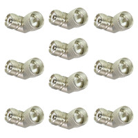 Set of 10 pieces 90 degree plug PNI PL male - PL female