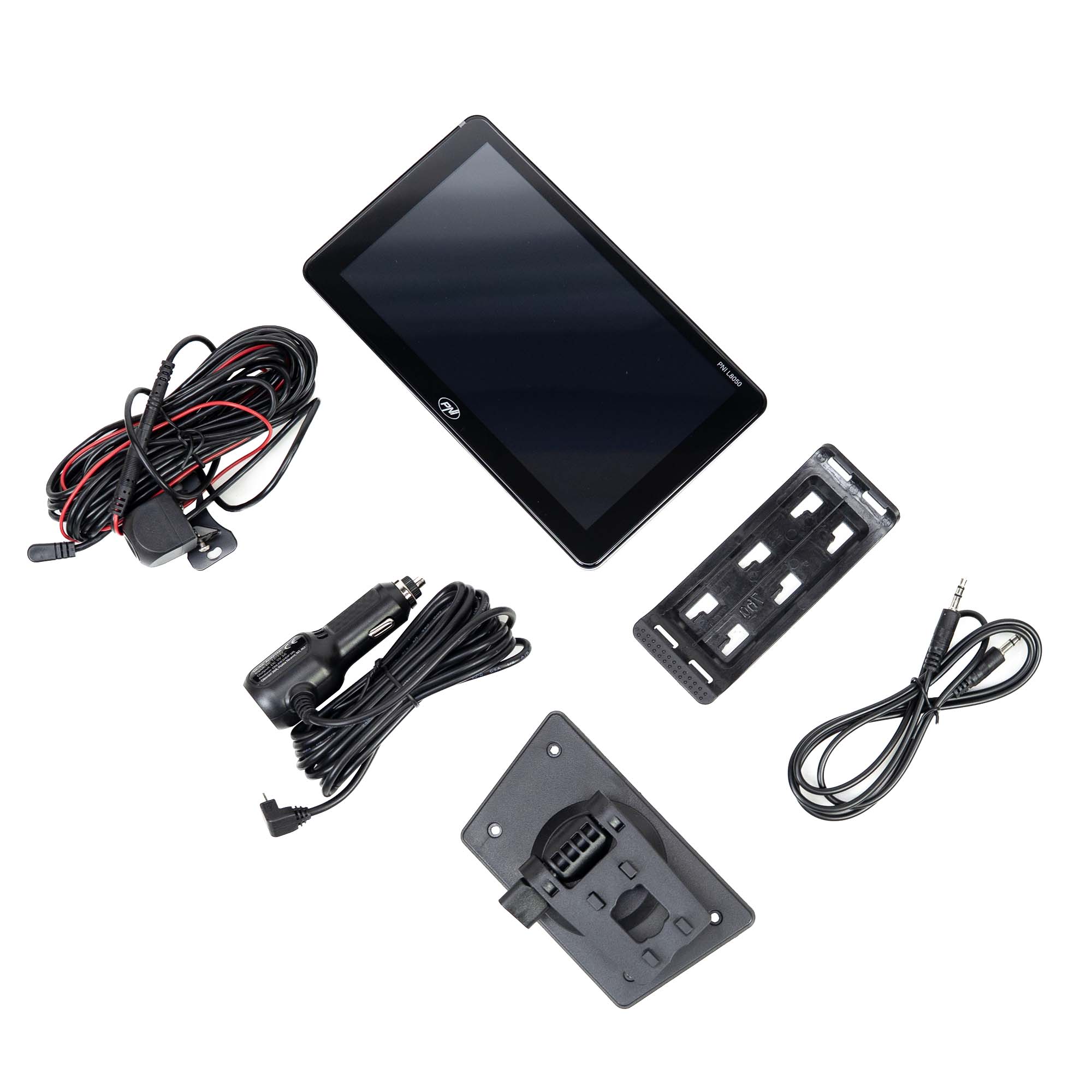 PNI Sistem multimedia auto L8050 cu ecran de 7 inch, Apple Carplay si Android Auto, Android/iPhone mirroring, FM transmitter, camera video mers inapoi inclusa