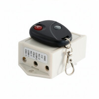 Relay with PNI CA500 remote control for controlling 1 or 2 garage doors, gates, barriers, 2 relays, 12V power supply