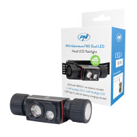 PNI Adventure F80 Dual LED headlamp, 1000 lm, 6W, 2200 mAh, IP68