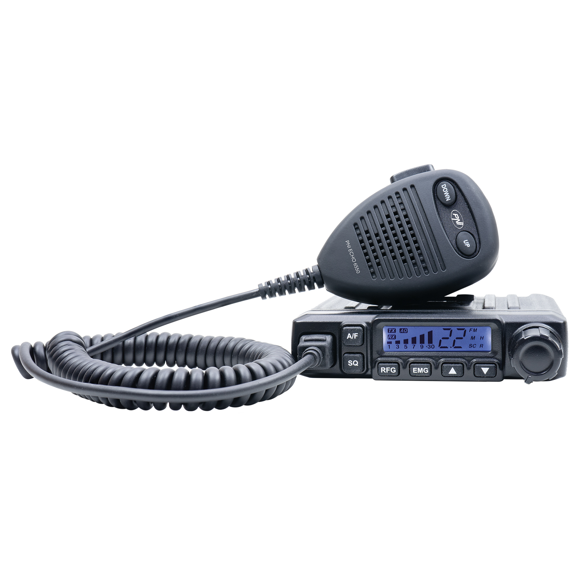 Statie Radio - Bax cu 10 bucati statie radio CB PNI Escort HP 6550 cu PNI ECH01 instalat, multistandard, 4W, AM-FM, 12V, ASQ, cu modul de ecou